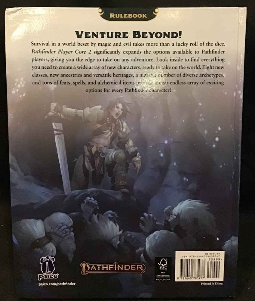 Pathfinder ~ Player Core 2 ~ 2nd Edition ~ OEJ