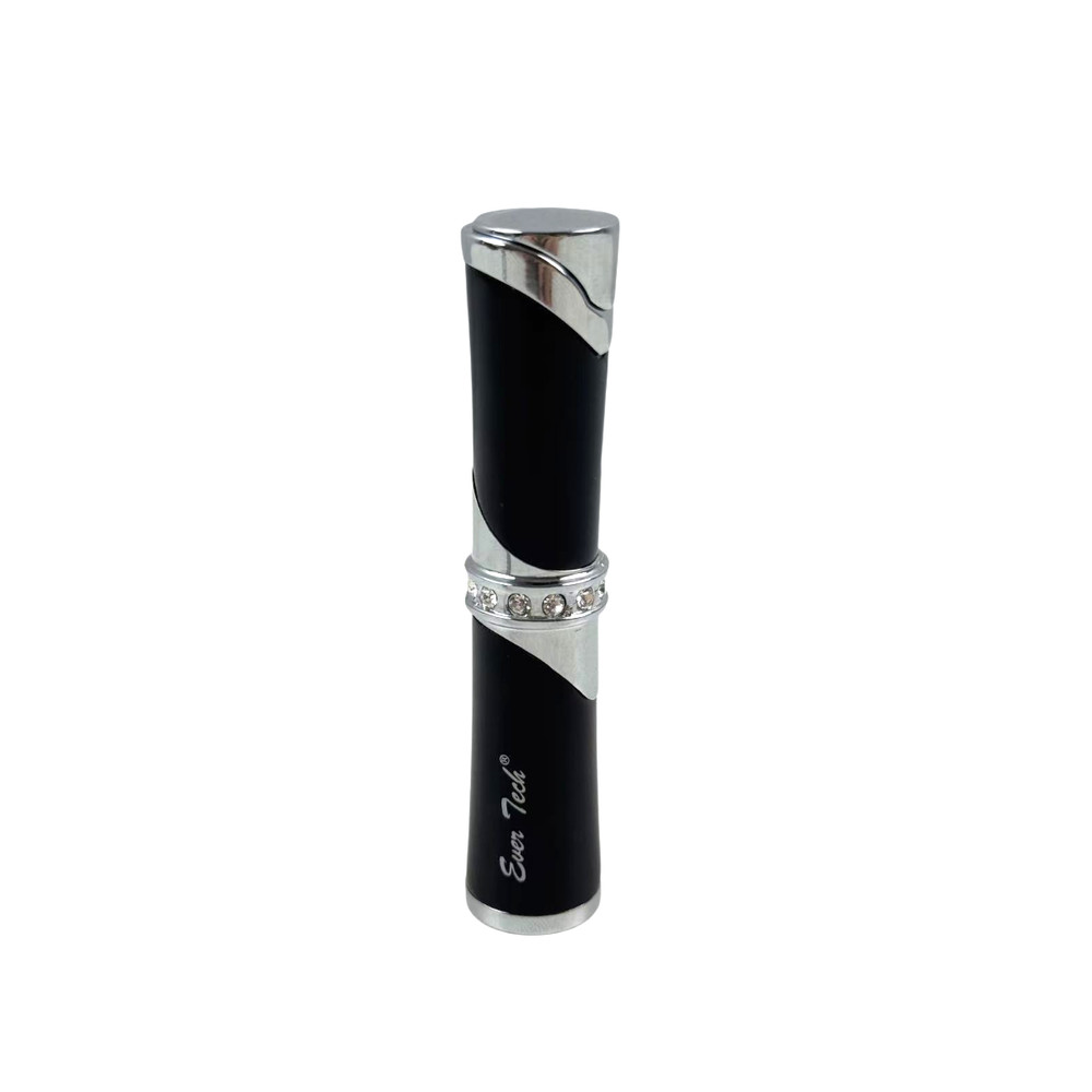 Ever Tech Lipstick Shape Butane Refillable Soft Flame Lighter for Women Gift