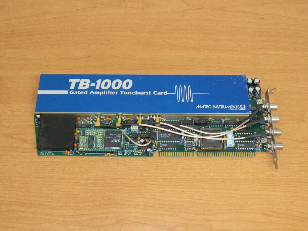 Matec Instruments TB-1000 Gated Amplifier Toneburst Card - UNTESTED