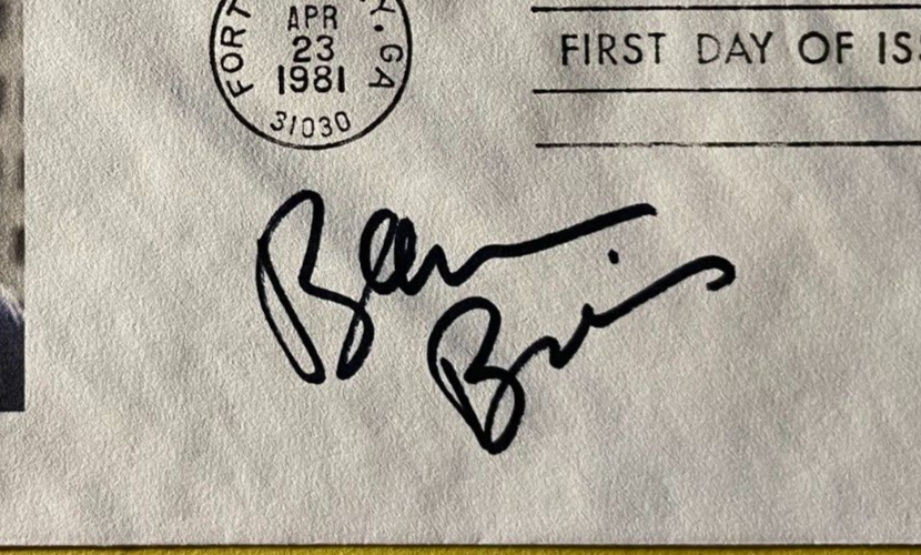 SIGNED BEAU BRIDGES FDC AUTOGRAPHED FIRST DAY COVER