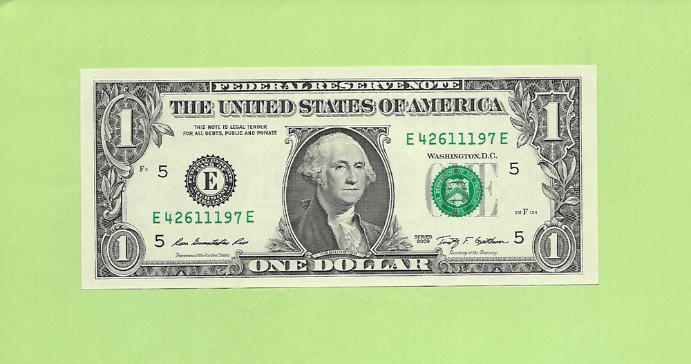 2009 ..UNCIRC $1  E 4261 1197 E .... 2009 $1  E-E     NICE NOTE        FRN