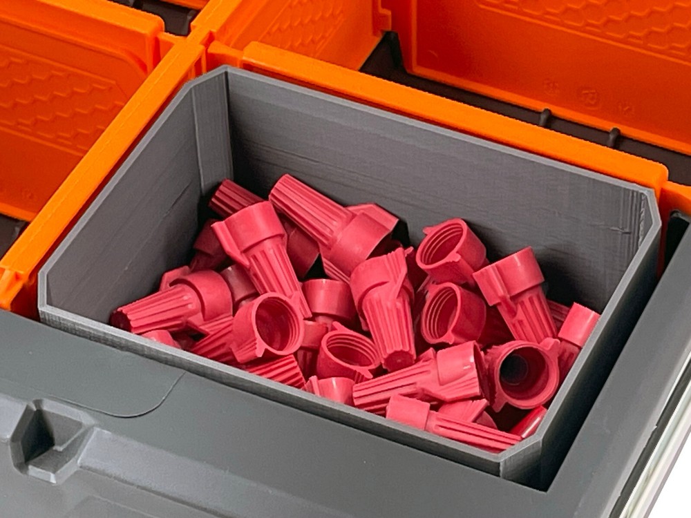 Klein Tools MODbox Three Drawer Toolbox Compatible Small Nesting Bin