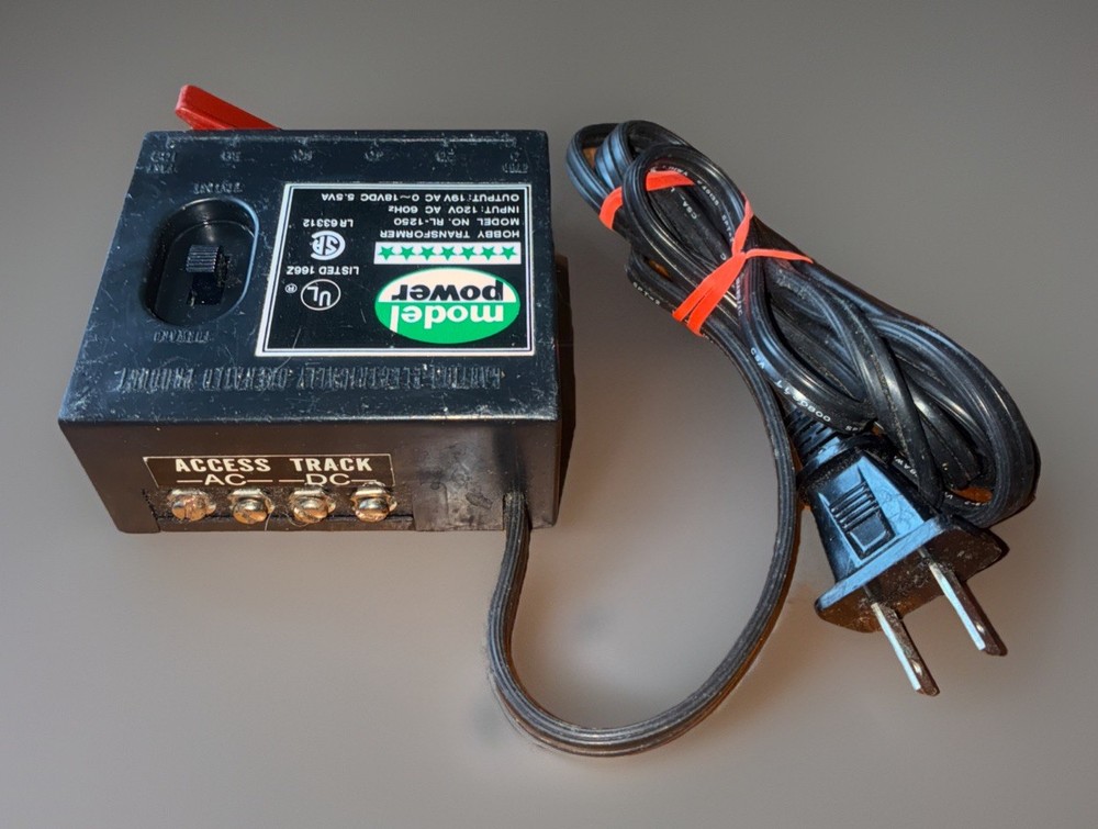 Model Power Hobby Transformer #RL-1250, Model Train Control Tested