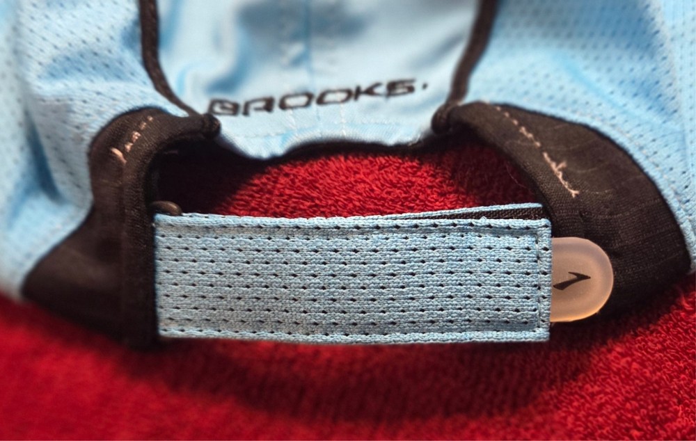 Brooks Space Coast Marathon Running Lightweight Packable Hat Adjustable Cap Blue