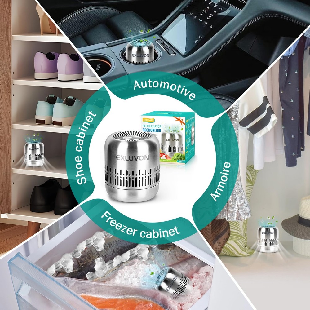 Refrigerator Deodorizer,Lasts for 10 Years,Fridge Deodorizer Kitchen Gadgets ...