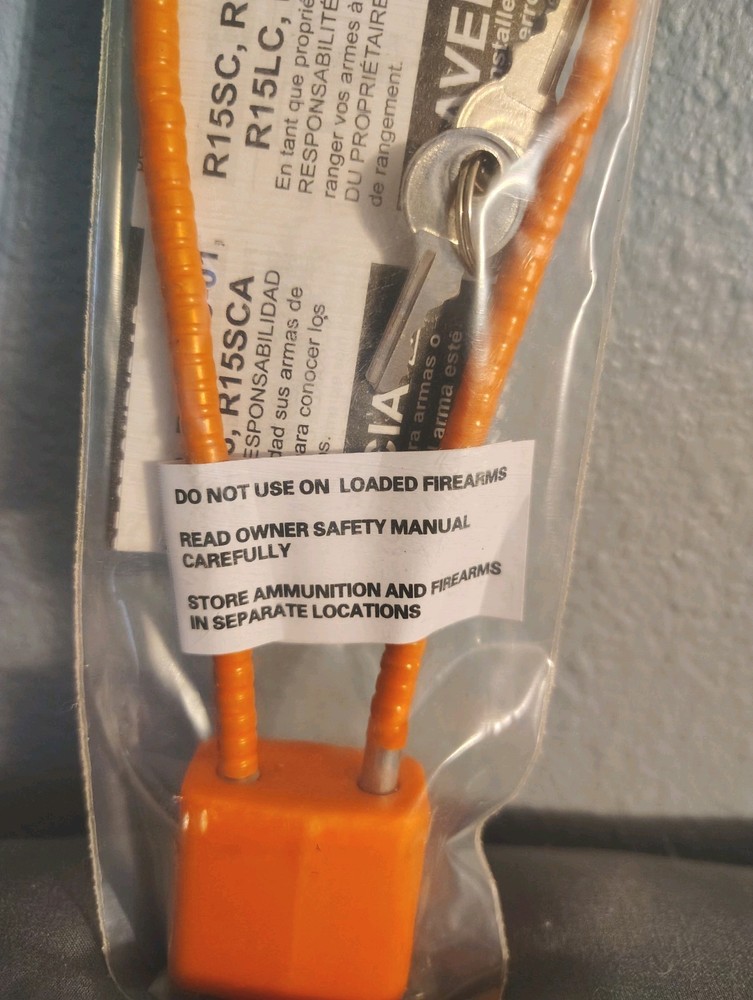 Cable Gun Lock With 2 Keys New Unopened
