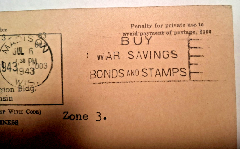 NOTICE OF CLASSIFICATION 1943