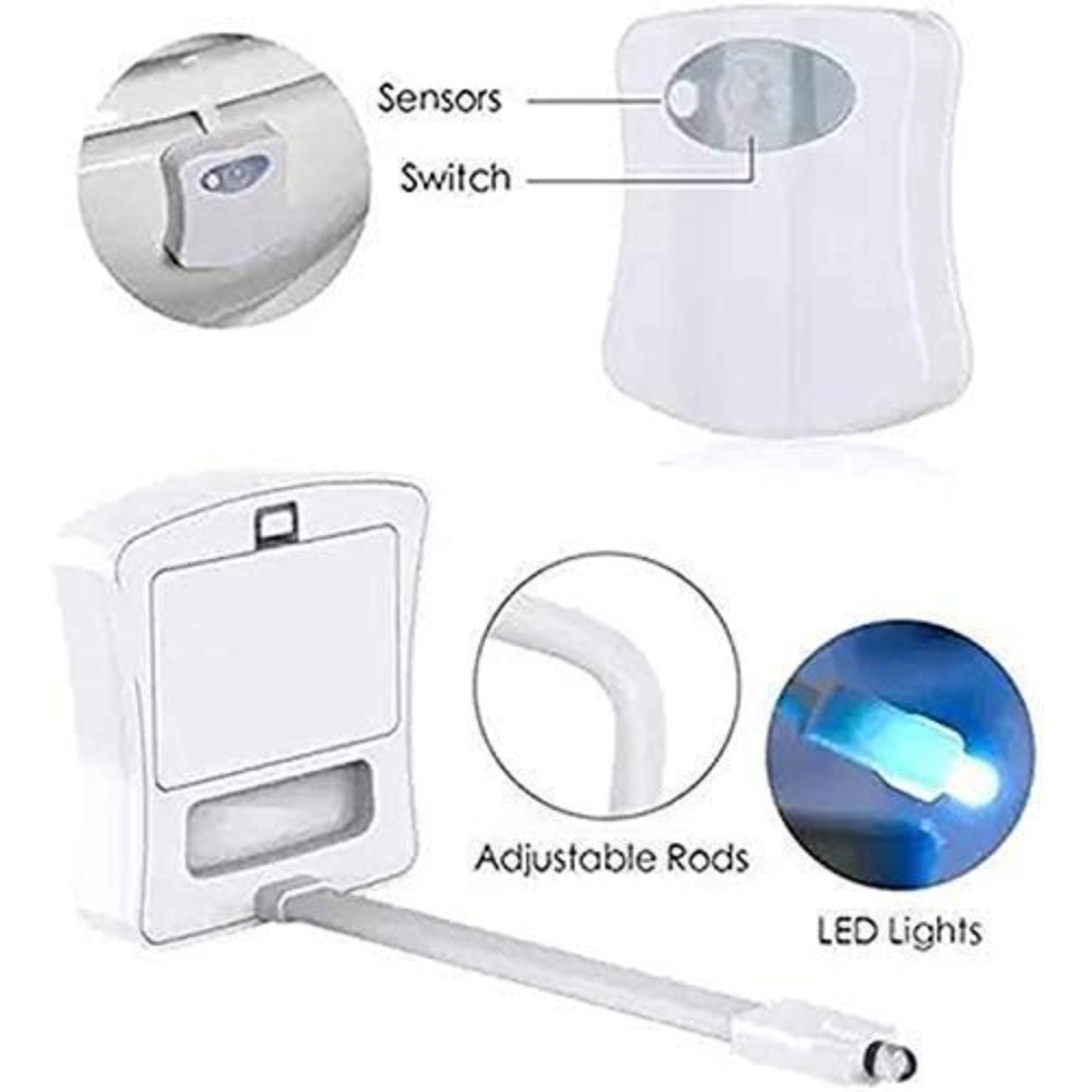 Color Changing Toliet Night Light Motion Sensor Led Motion (1 pk)