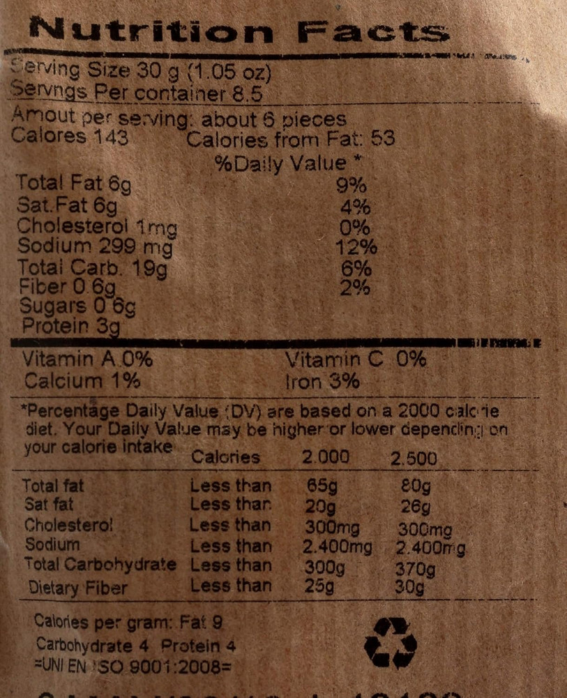 Fennel Taralli, 8.81 OZ