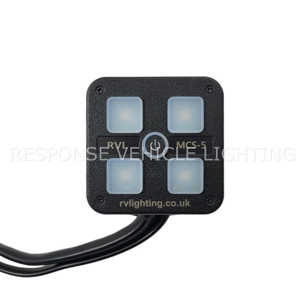 12v Switch Control Panel, Amber LED Light Bars Work Strobe Car Self Adhesive 24v