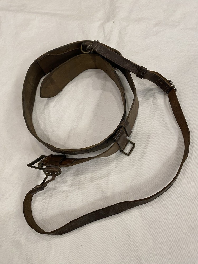 WWII German Leather Belt Dated 1939