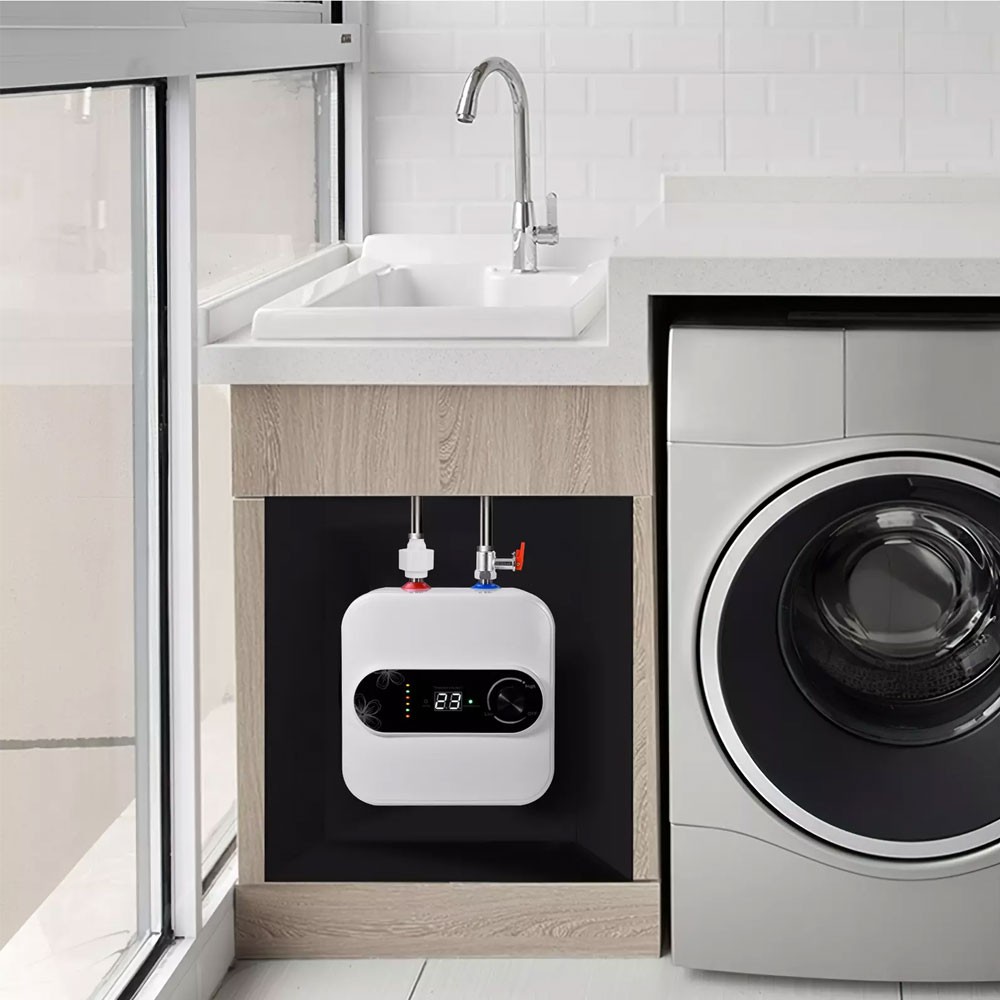 Electric Instantaneous Water Heater for Under Sink Basin Mixer Instant Heater US