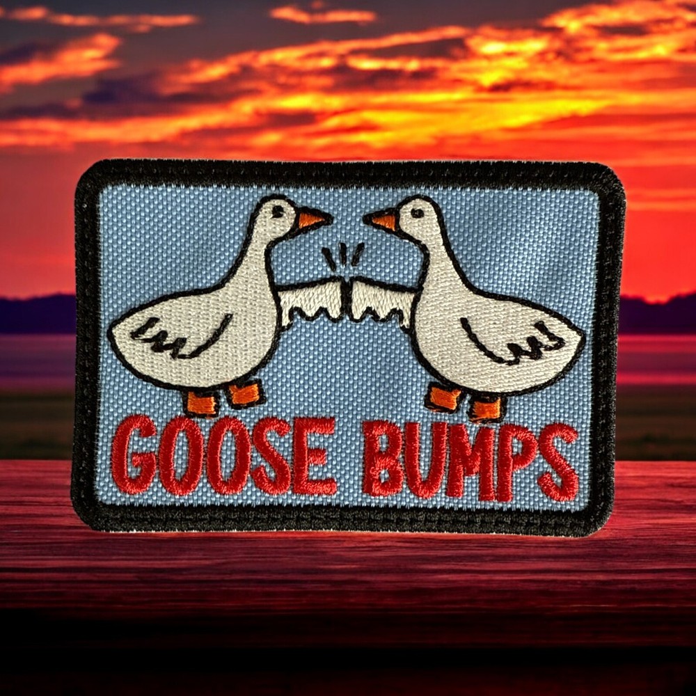Goose Bumps Embroidery Patch Multi Sizes