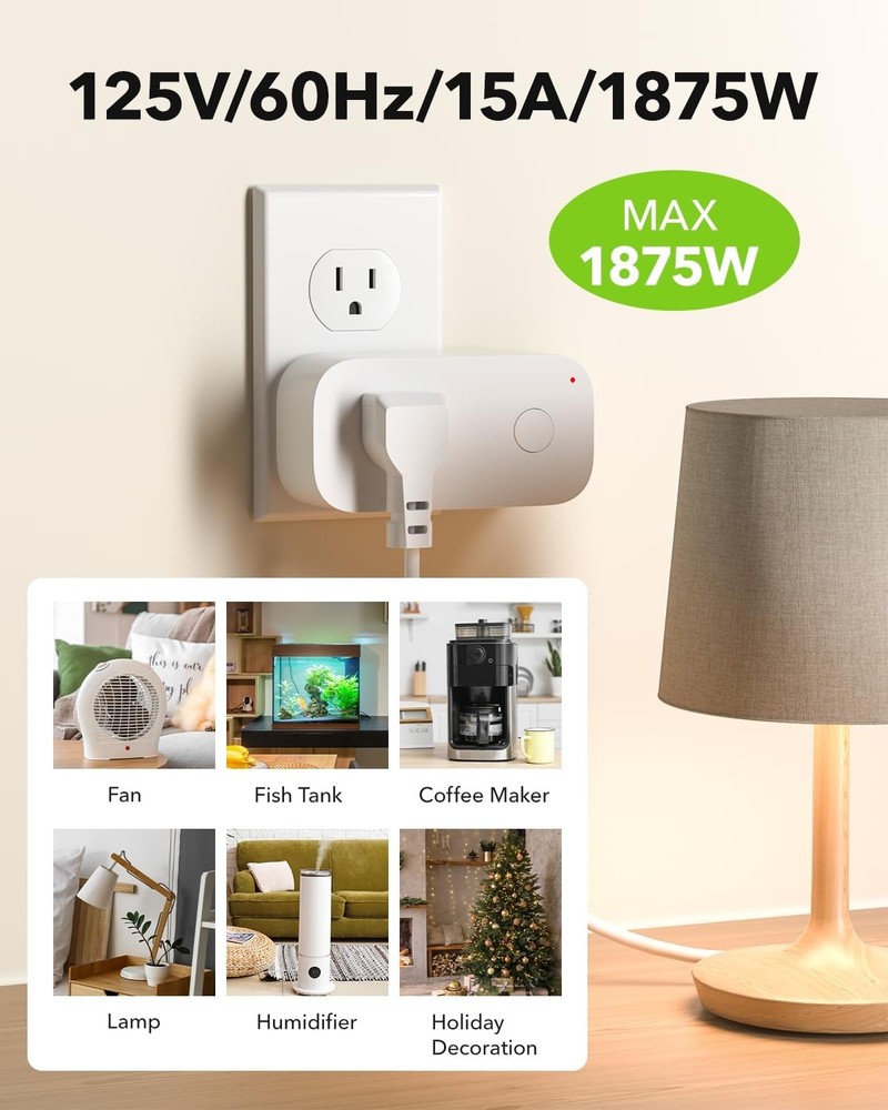 Pre-Programmed Wireless Remote Outlet - Portable Magic with 100ft Control Range