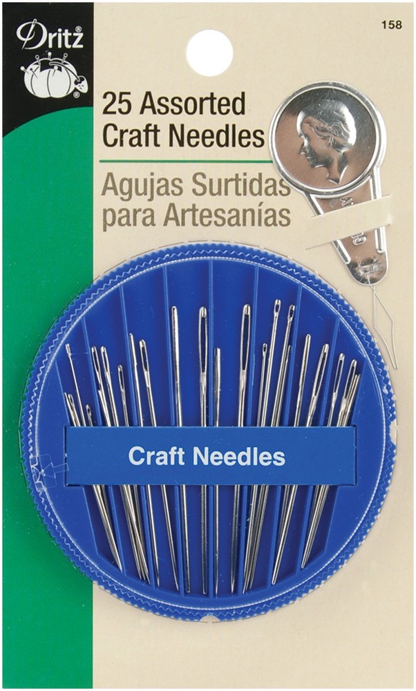 Dritz 158 Craft Needle Compact-Assorted 25/Pkg