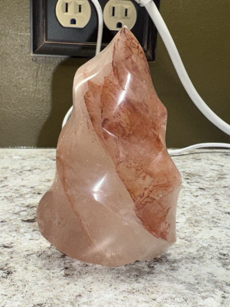 Polished Fire Quartz Flame - Over 1 Lb!