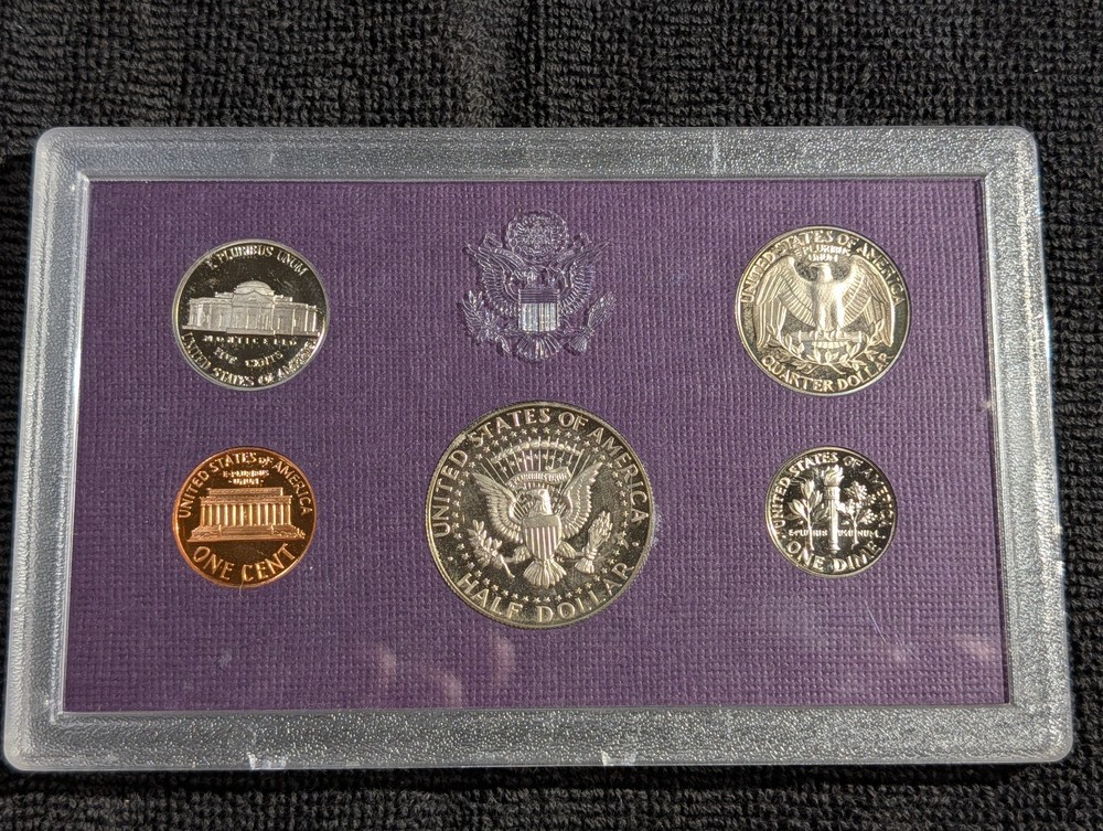 1987 US Proof set OGP COA