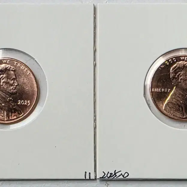 Lincoln 1-Cent 2025 Unused Coin Set