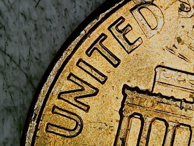 1964 Lincoln Cent . Double Reverse.