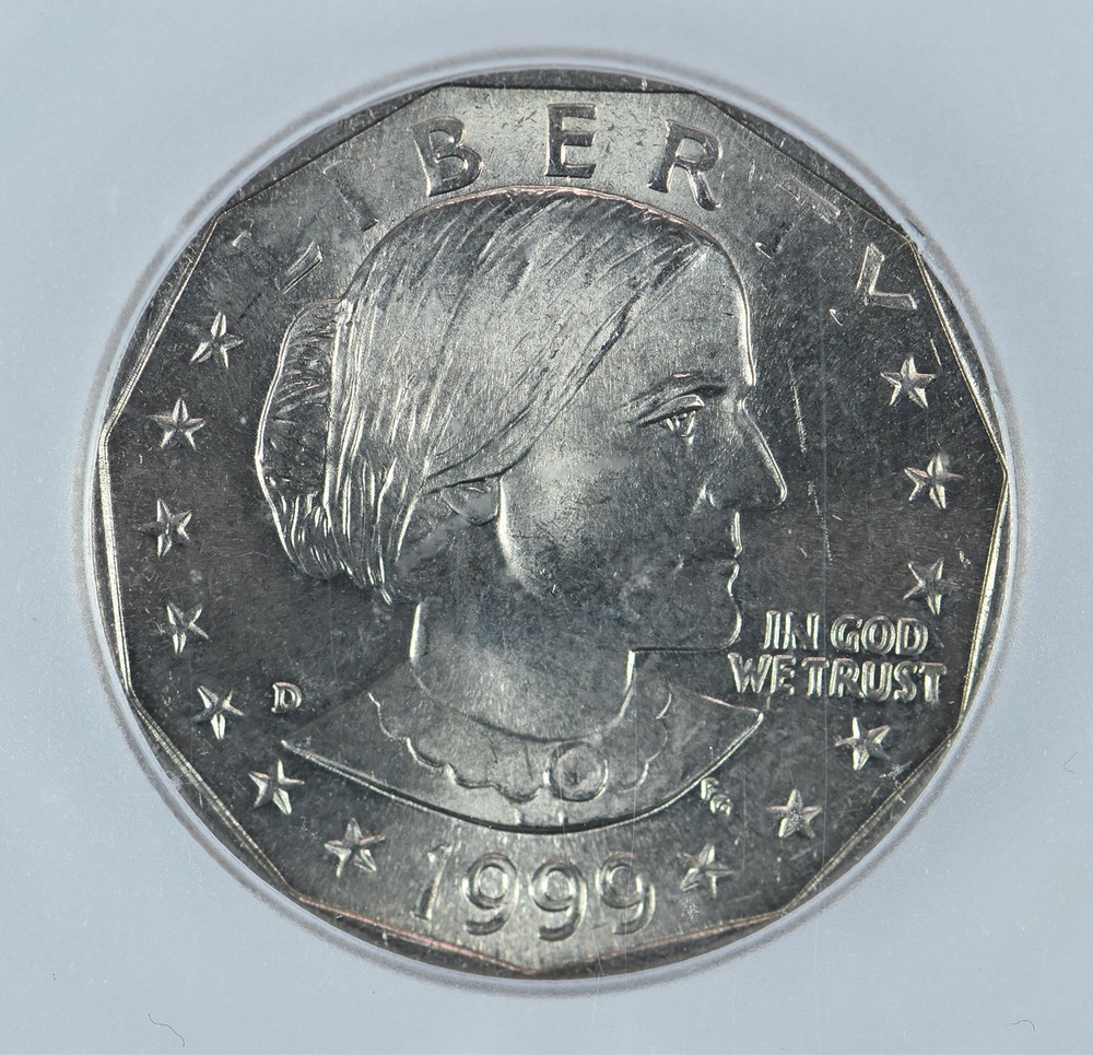 1999-D Susan B Anthony $1 MS67 ICG