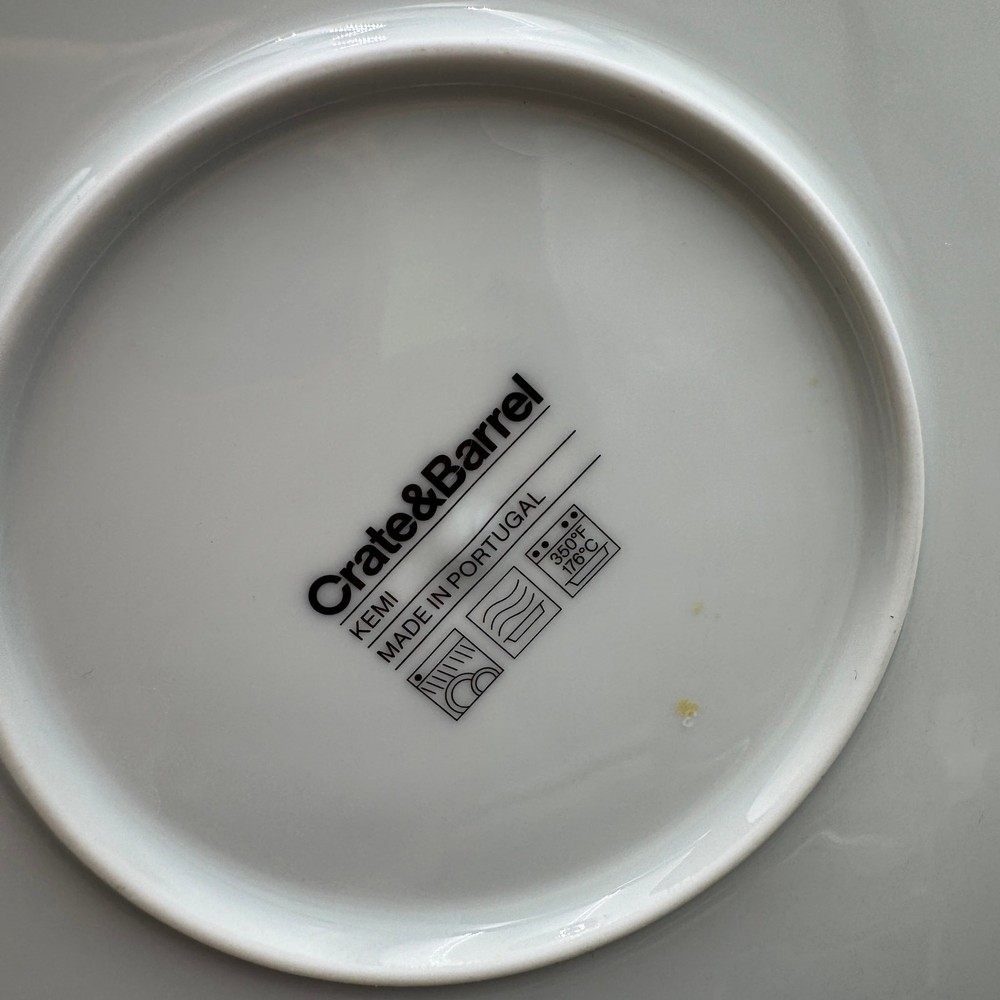 Crate and Barrel Platter Chop Plate Kemi Pattern 15"