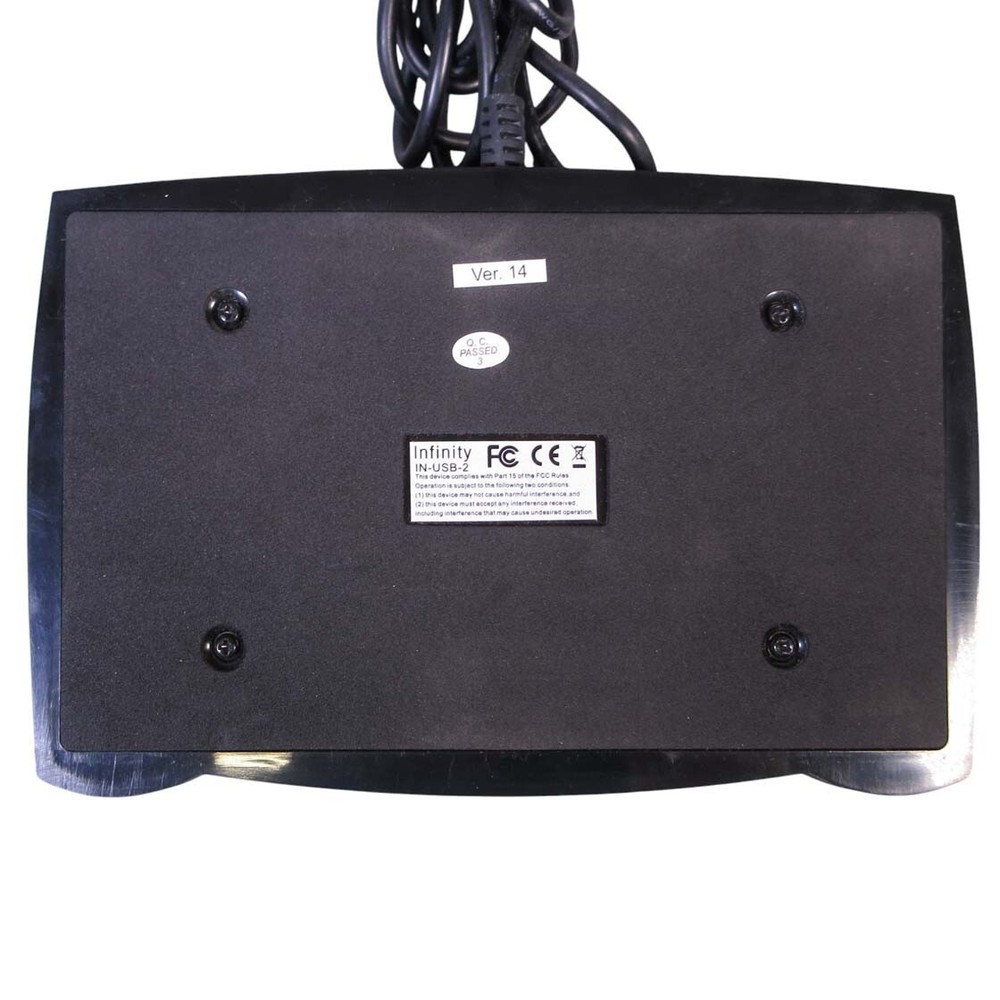 Infinity IN-USB-2 Foot Control Pedal Version 14 With Computer Plug In