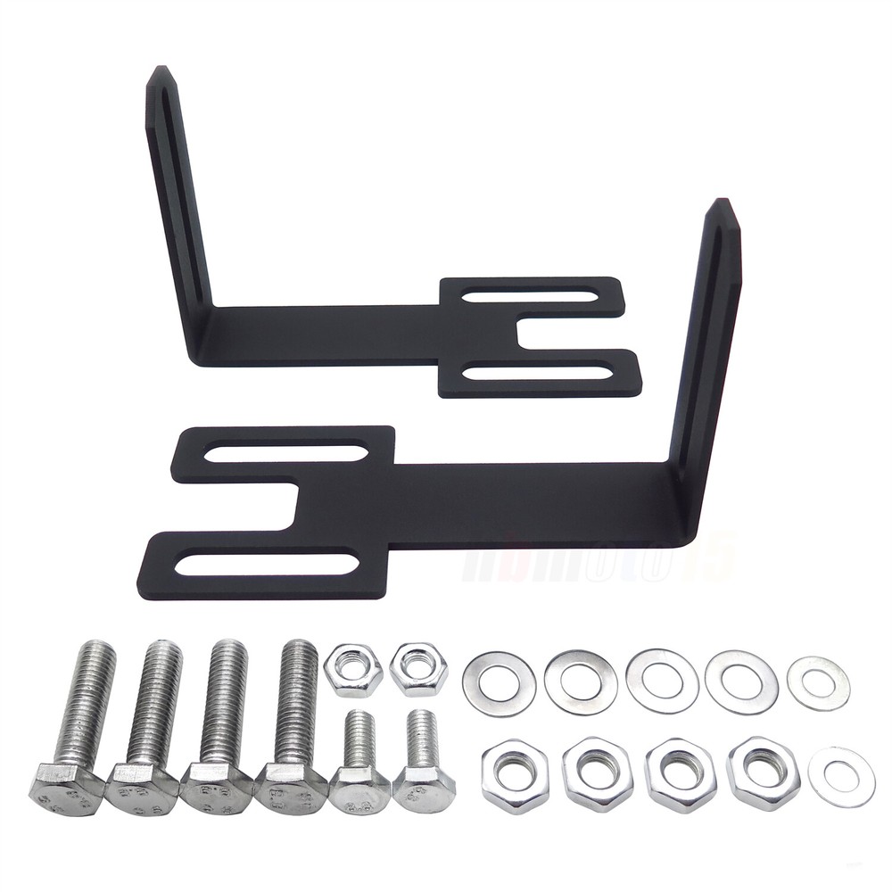 Headlight Strip Bracket Black For 2003 - 2019 Dodge Ram 2500 3500