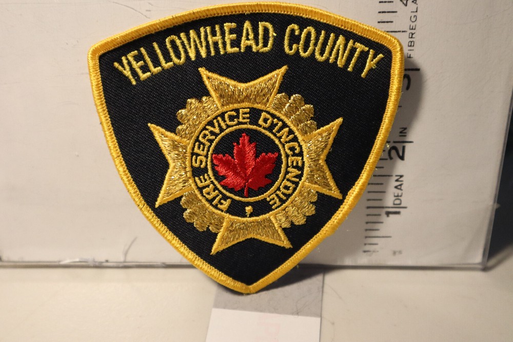 fire patch  YELLOWHEAD COUNTY FIRE SERVICE ALBERTA CANADA