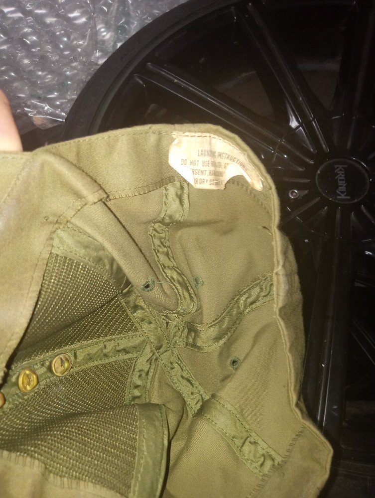 WWII US ARMY HAT WITH GOLD BARS