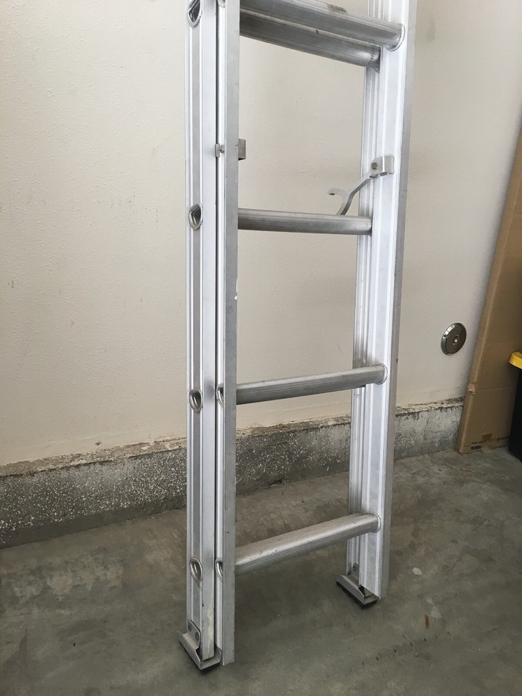 KELLER LADDER 16 FT ALUMINUM PAINTER CONSTRUCTION HOUSEHOLD WORK STEP LADDER