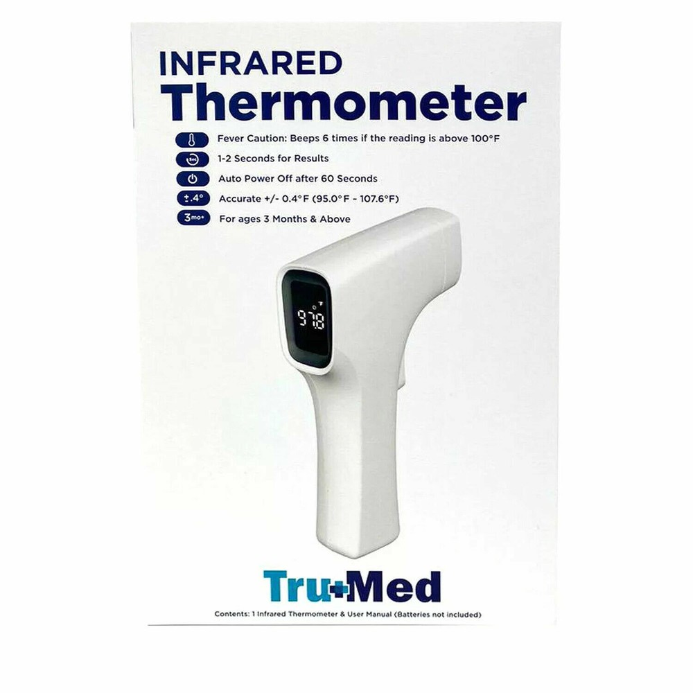 TRU MED NO TOUCH INFRARED THERMOMETER *DISTRESSED PKG