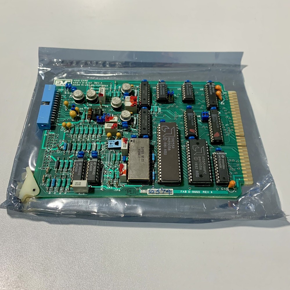 EMC D-8107 Rev A ADIO Card PCB Board for MPR E-Scan Microprocessor Refractometer