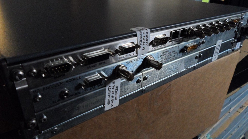 Ericsson Tandberg E5720 E5780 MPEG2 DVB ASI HD Encoder E5782 all LicensesEnabled