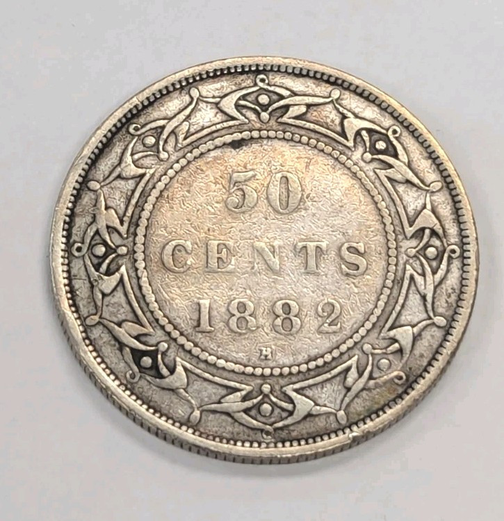 1882 H-Newfoundland 50 Cent #T106