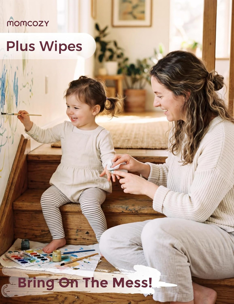 Baby Wipes plus Wipes –Size, Thickness, Moisture, Softness & Scenario Plus, 99%