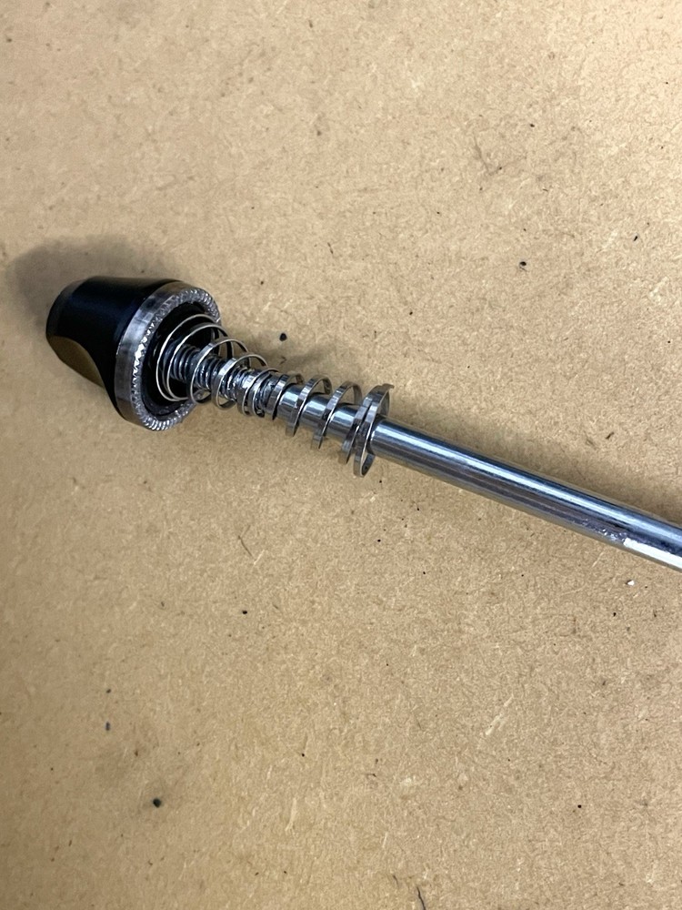 Velocity Front Wheel Skewer - Black - Clean