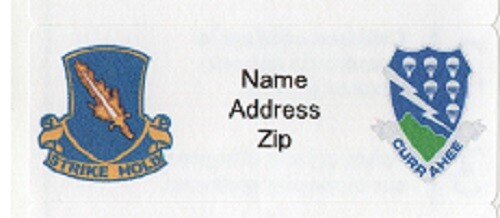 Address Labels - Airborne Strike Hold & CURR AHEE