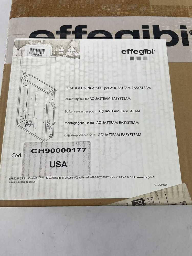 Effe CH90000177 Counterbox easysteam aquasteam