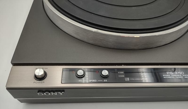SONY PS-X50 Vintage TURNTABLE ! Tested & Working but needs some servicing. NICE!