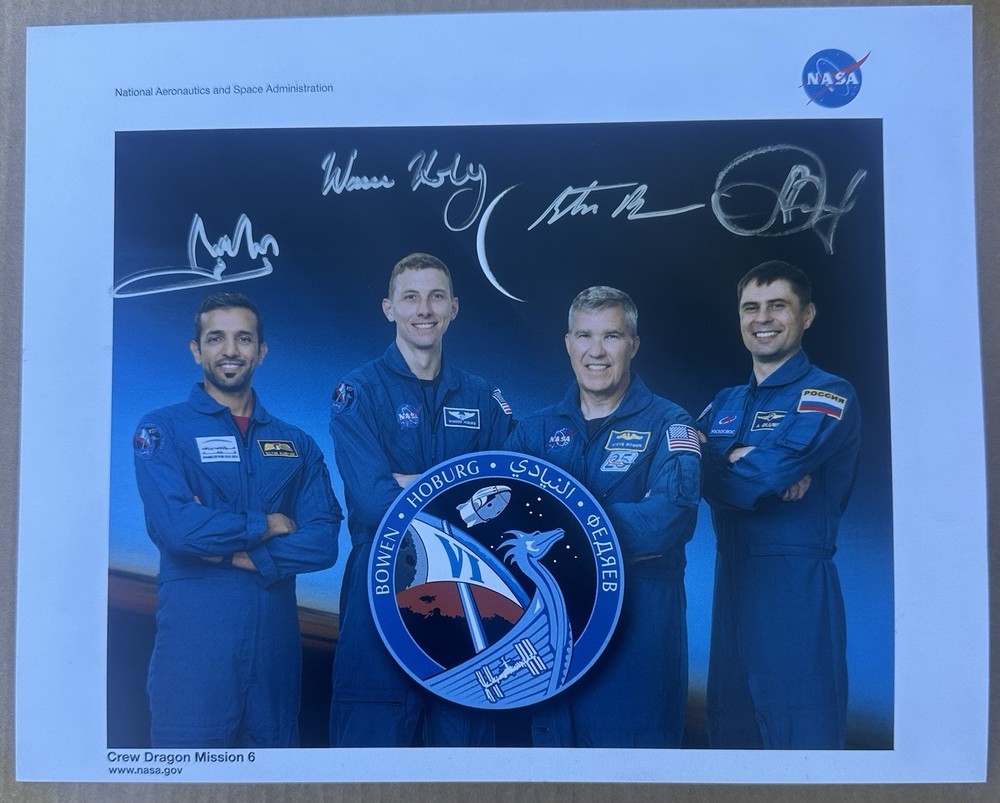 SpaceX Crew-5 & Crew-6 Signed Official NASA lithos