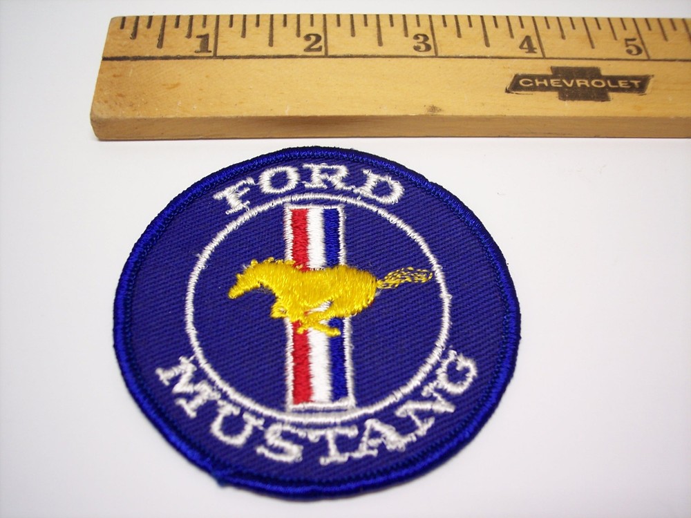 MUSTANG  EMBROIDERED PATCH VINTAGE
