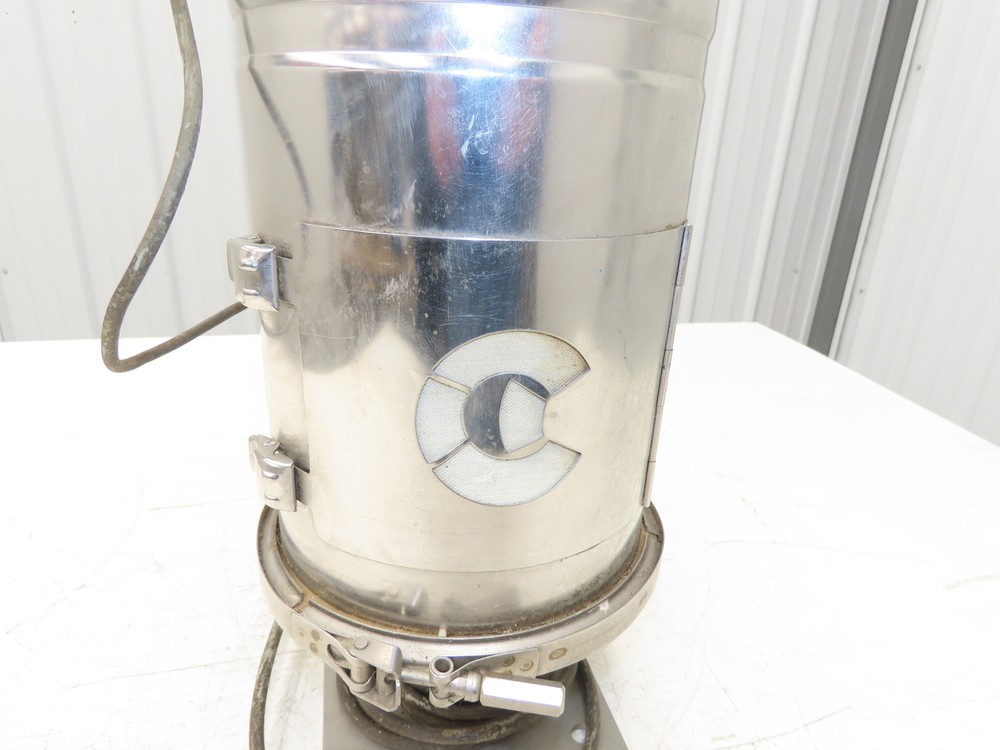 Sterling SSE-2 Stainless Conveying Hopper Loader Turbine Filter Unit 115V