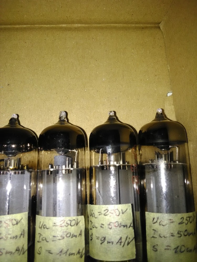 6P14P/EL84 -8pcs( max strong) tested , (working) parameters selected