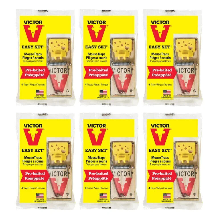 Victor Easy Set Mouse Trap Snap Trap Trigger Plate, 48 Traps
