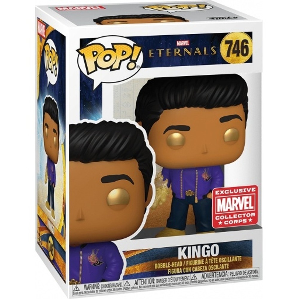 Funko POP! Eternals Marvel Collector Corps Kingo #746