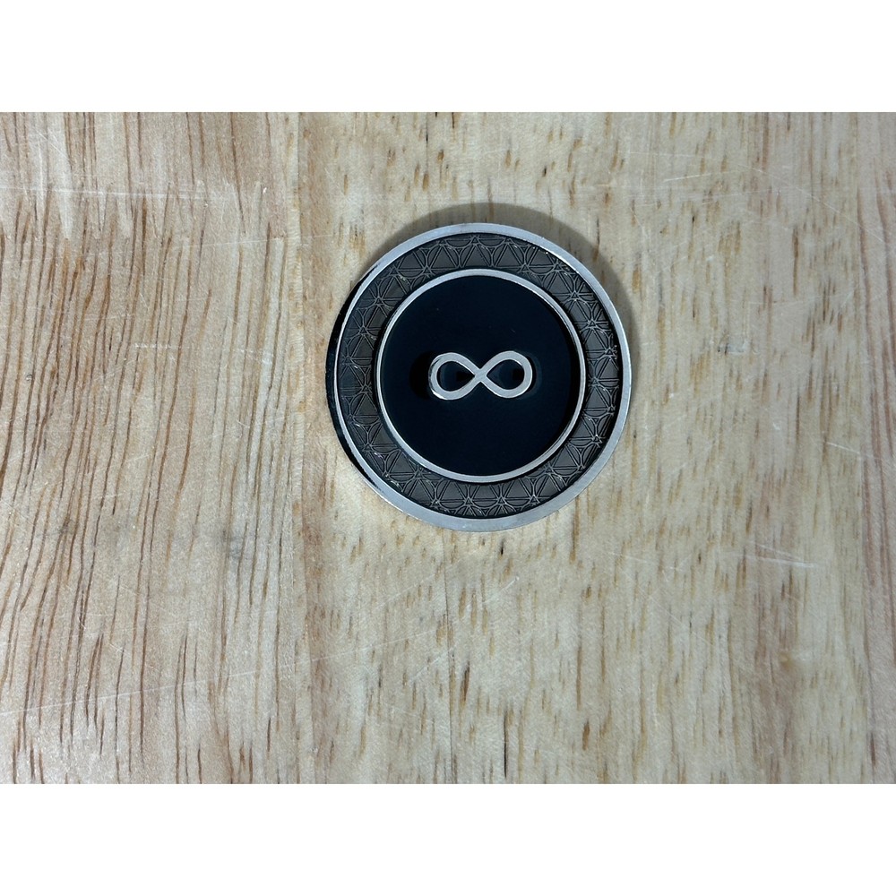 Infinity Sobriety Chip | Thick Triplate AA Coin | Alcoholics Anonymous