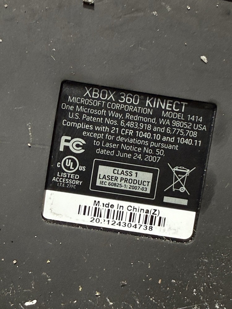 Microsoft Kinect Sensor Bar for Xbox 360 1414 Tested Working