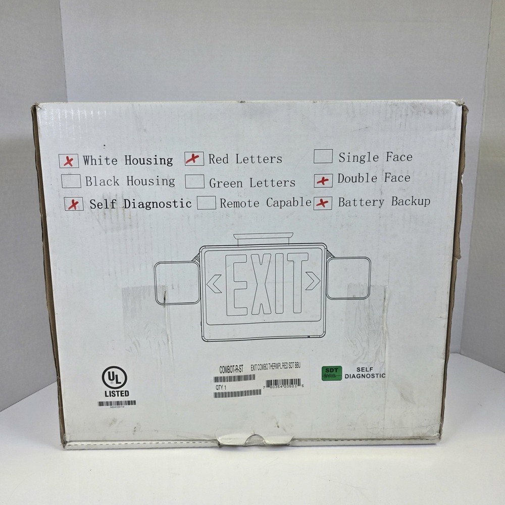 Crescent Lighting model CPRW32EN LED exit sign with emergency lighting