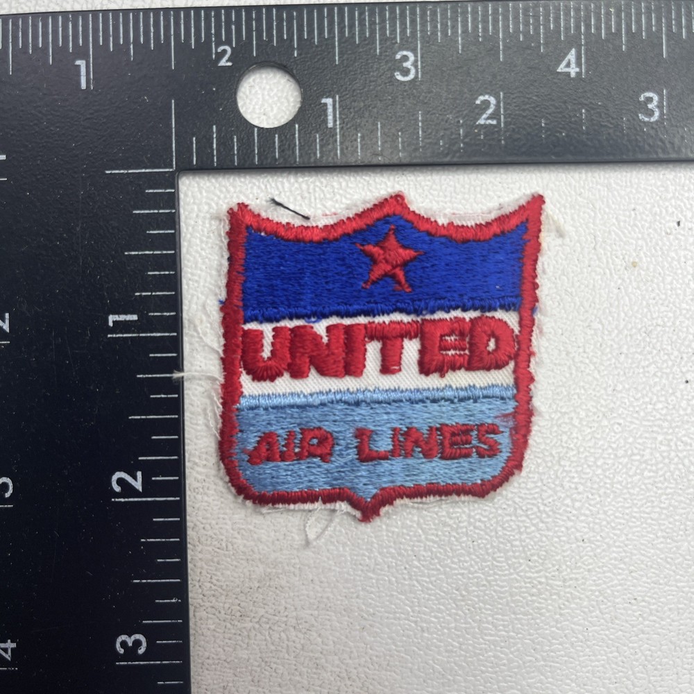 Old Airplane Themed Patch UNITED AIR LINES Patch 22SC