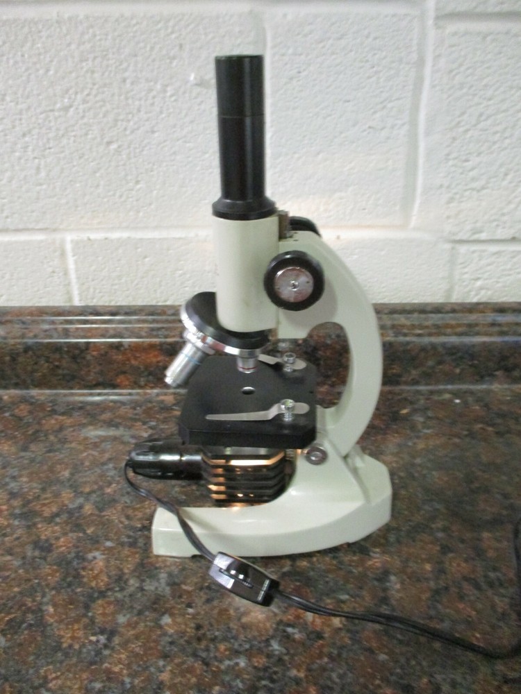 SOUTHERN PRECISION MICROSCOPE MODEL 1852 4X, 10X, & 40X LENSES